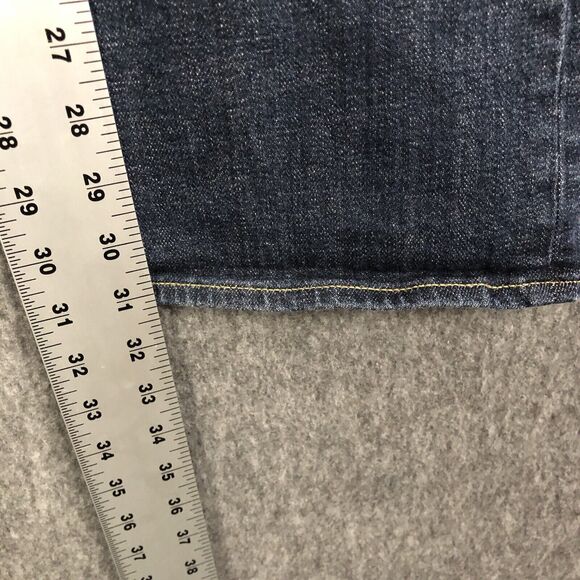 J Crew Jeans Womens 29 Regular Bootcut Low Rise Hipslung Dark Wash Blue Denim - Picture 11 of 12